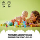 LEGO DUPLO Town Alphabet Truck Toy - Toddler Learning & Educational Toys for Preschool, Ages 2+ - Alphabet Blocks for Boys & Girls - Baby Gift Ideas