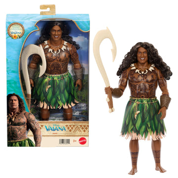 Mattel Disney Moana Maui Fashion Doll Inspired by Live Action Movie