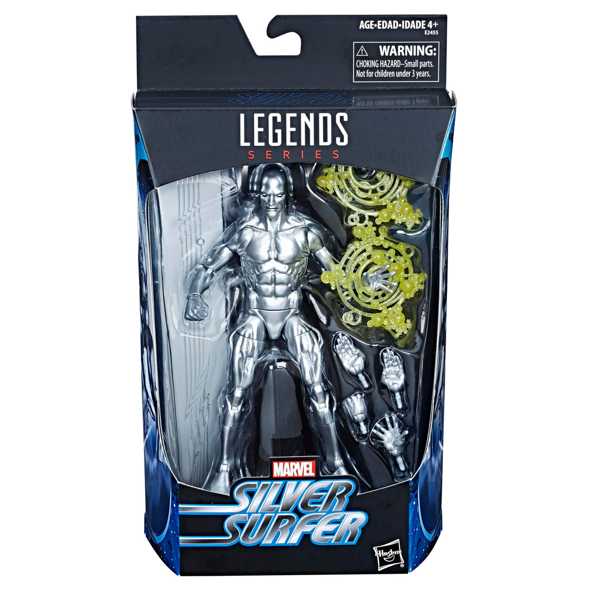 Marvel Legends Series Silver Surfer, Comics Collectible 6-Inch Action Figure with Board Accessory