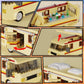 GHQYTPR Classic Desert Camper RV Building Block Set 426 Pcs Motorhome Car Model Kit with Chemistry Lab Interior for Adults & Teens Home Desk Decor