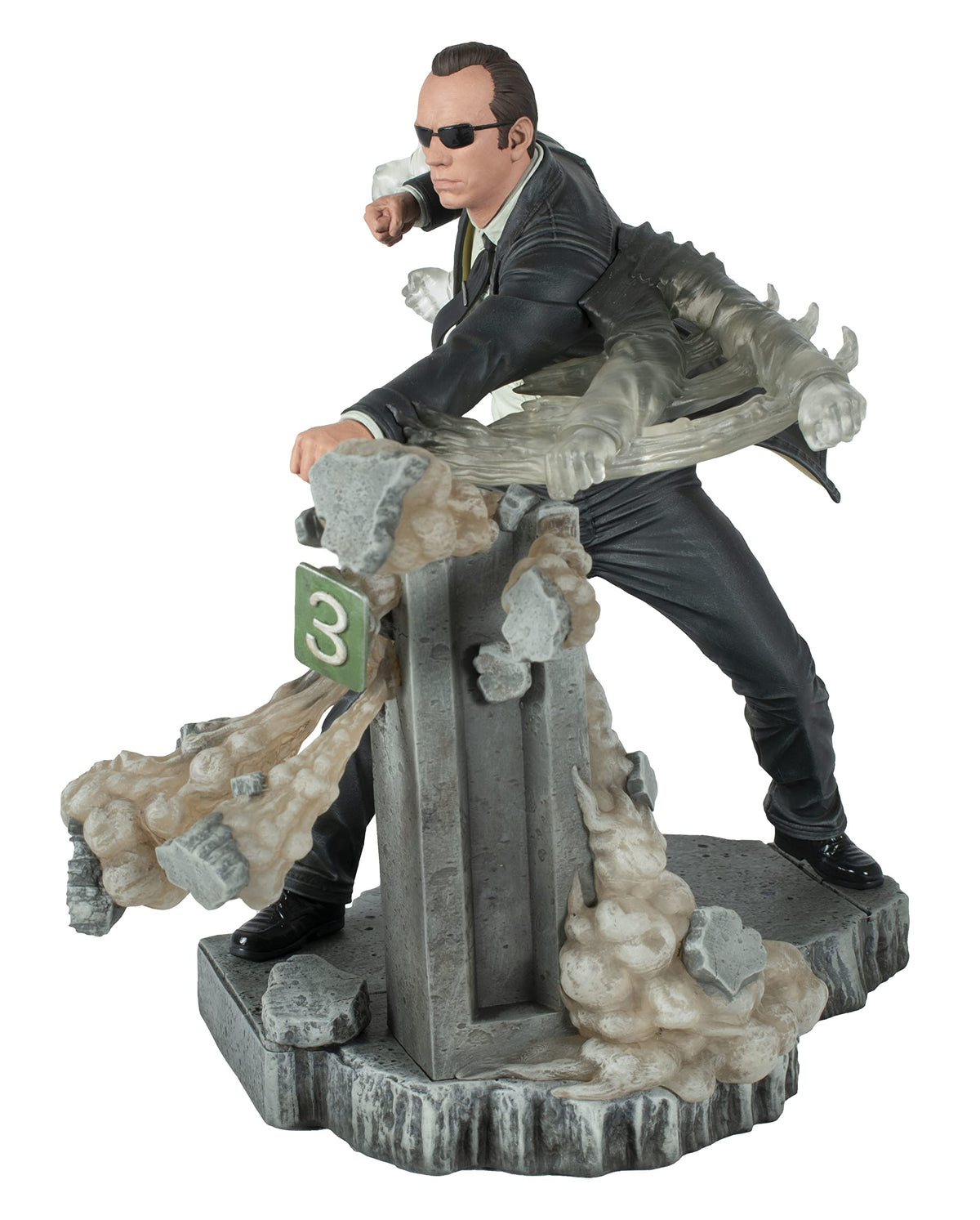 Diamond Select Toys Agent Smith 10-Inch PVC Gallery Diorama Statue