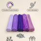 YYUENG TAK 300 pcs Purple Pipe Cleaners Bulk(5 Different Tone Purple) - Fluffy Craft Pipe Cleaners for Arts & Crafts, Ideal for Making Flowers