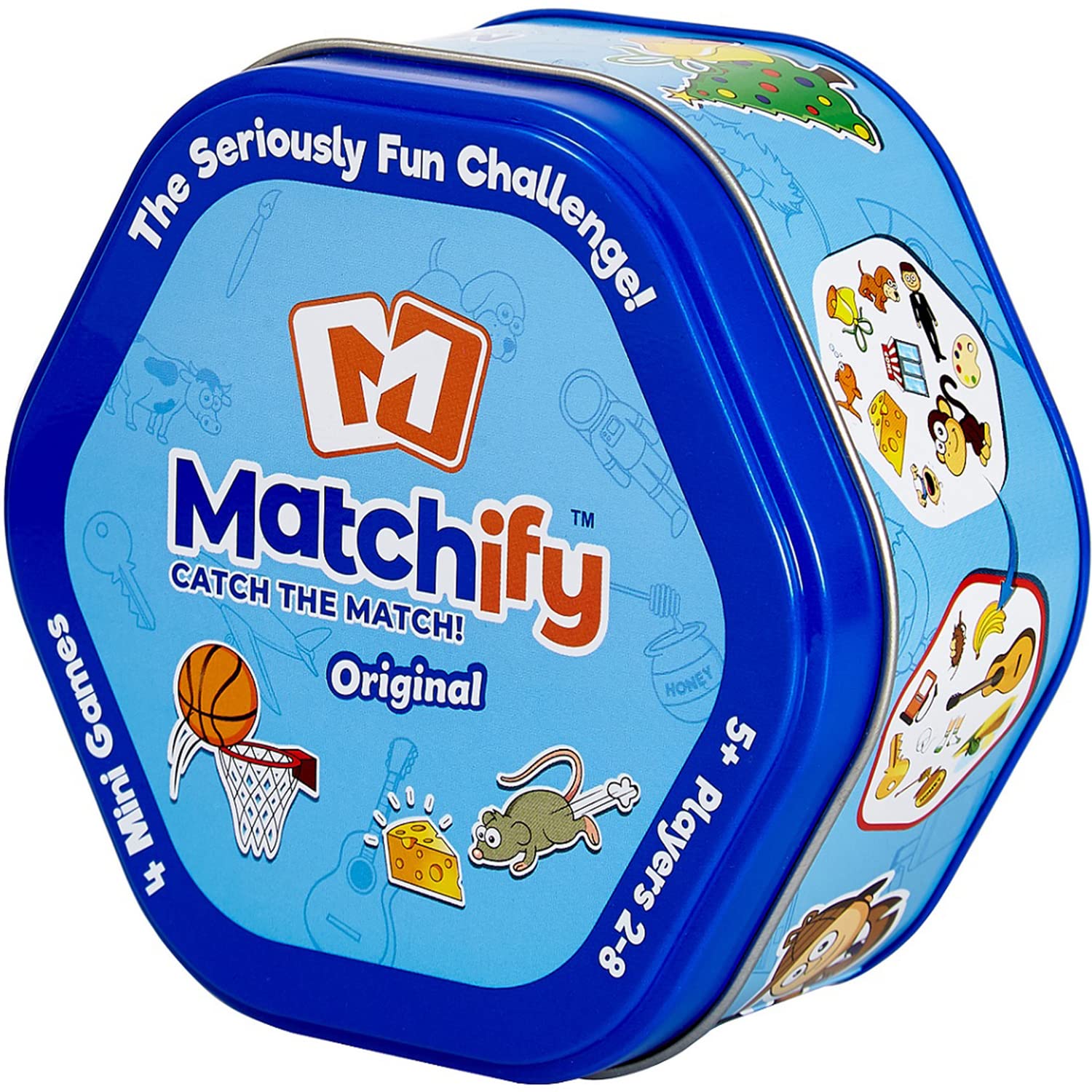 Matchify Card Game: Original, by PMI | The Seriously Fun Challenge for Families Kids and Friends Travel Party Card Game - Catch The Match, Spot it