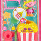 Mattel DreamWorks Trolls Fun Fair Surprise FairFest Small Doll & 10 Accessories, Carnival Food Popcorn Theme with Viva