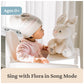 GUND Baby Flora Bunny 12-Inch Interactive Animated Musical Baby Toy