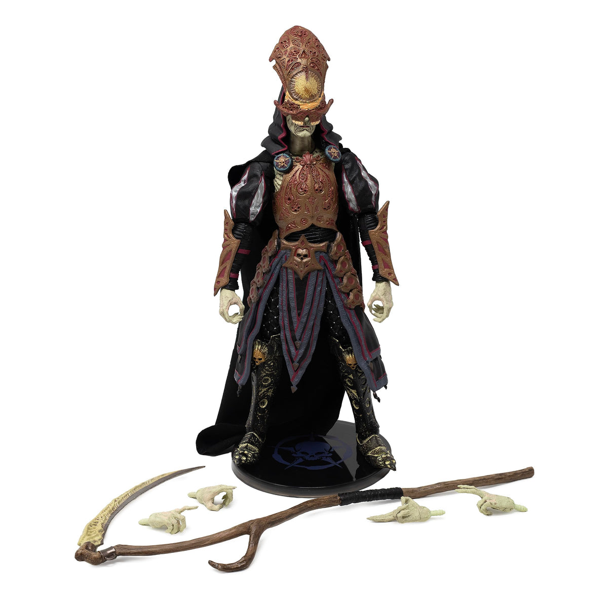 Boss Fight Studio Court of the Dead Death 1:12 Scale Action Figure - Highly Articulate Collectible Figuring with Accessories Including Scythe, Fabric