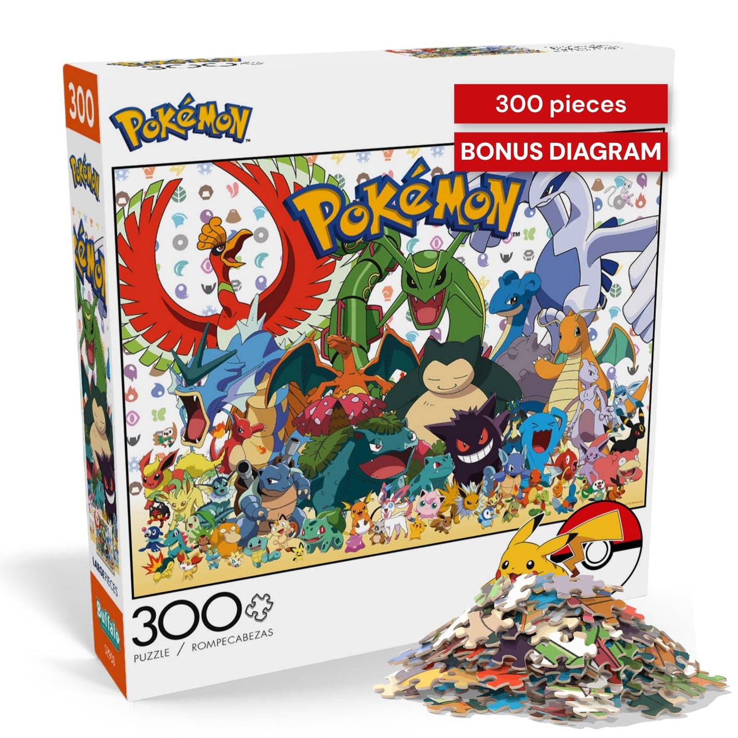 Buffalo Games - Pokémon Fan Favorites - 300 Piece Jigsaw Puzzle for Adults