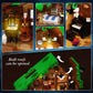 Folk Cabin Building Set, Folk House Compatible with Lego Forest Cabin House Building Creative Collection Toys, Mysterious Cabin Model,Christmas