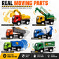6 Pack Pull Back Construction Trucks for Kids, 4.5" Toy Vehicles
