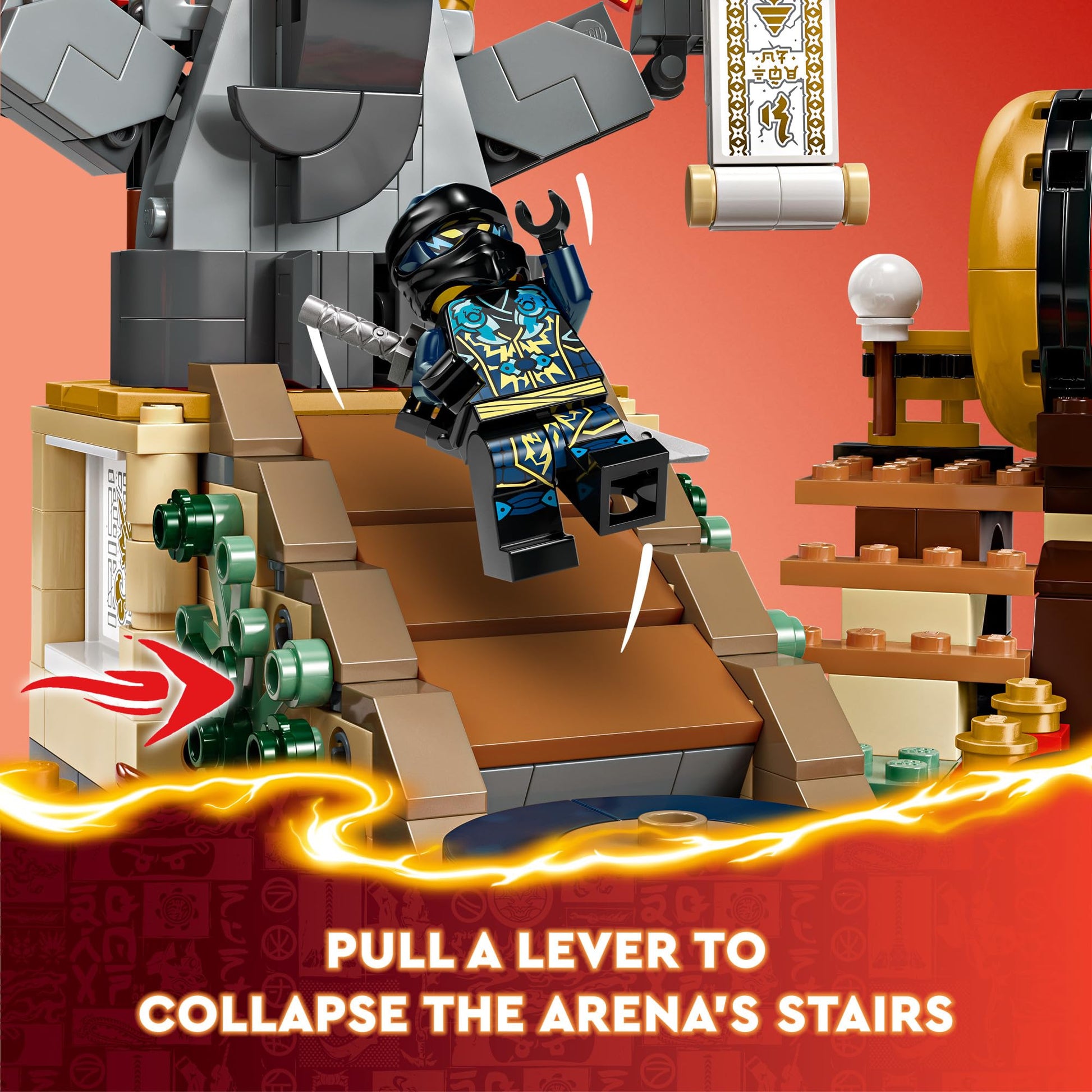 LEGO NINJAGO Tournament Battle Arena Playset with 6 Minifigures, Action Toy for Kids, Ninja Toy Building Set, Birthday Gift Idea for Boys and Girls