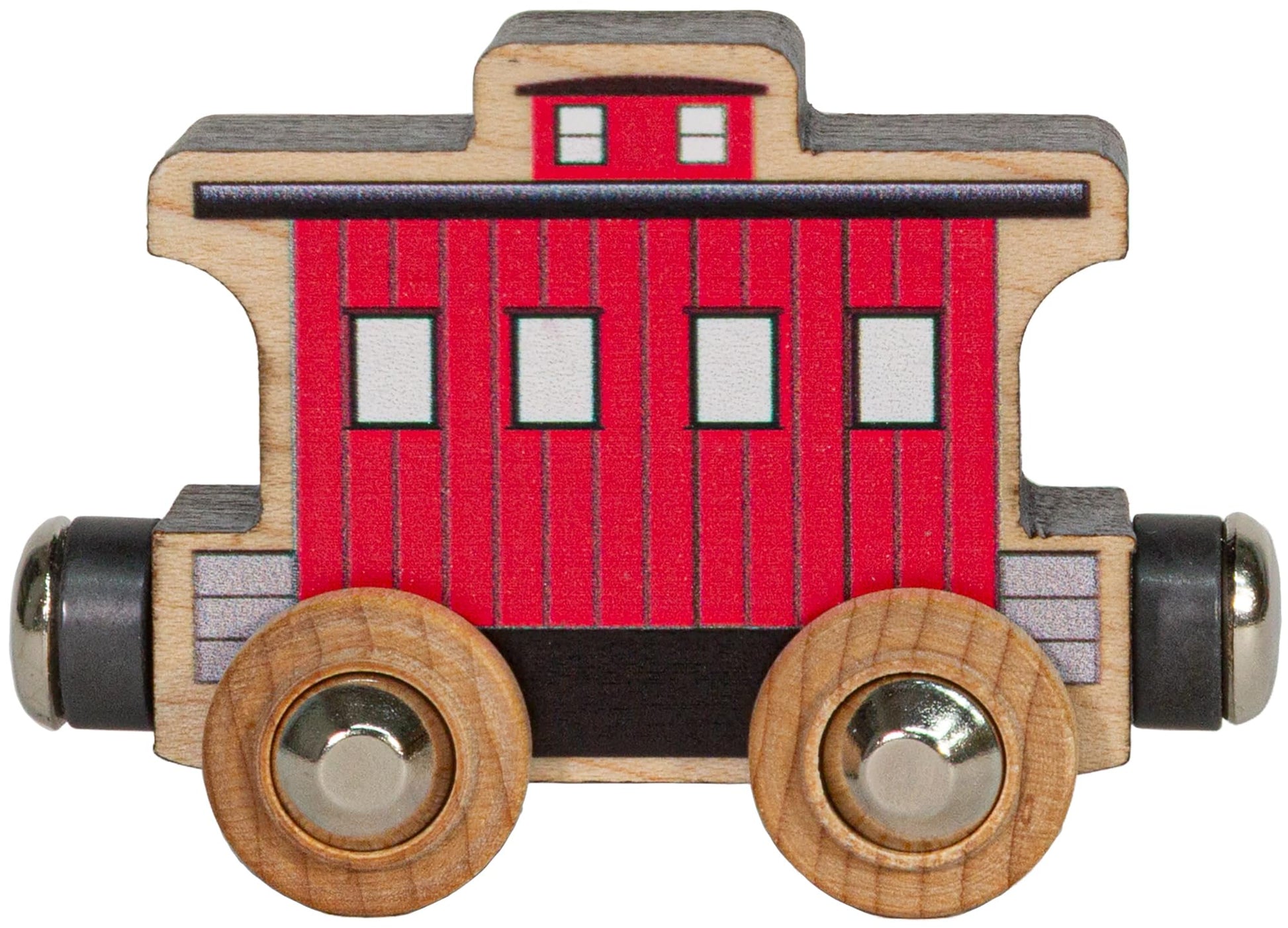 Maple Landmark NameTrains Classic Caboose Car - Made in USA