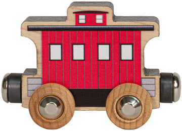 Maple Landmark NameTrains Classic Caboose Car - Made in USA