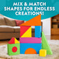 National Geographic Kids Jumbo Foam Blocks - 30-Piece Foam Building Blocks for Toddlers & Preschoolers, Soft Stackable Blocks with Storage Bag, Early