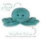 Octopus - Microwavable & Weighted Plush Stuffed Animal - Heated Plushie for Warmth - Cute, Soft, Cozy Toy for Adults & Children (Boys, Girls