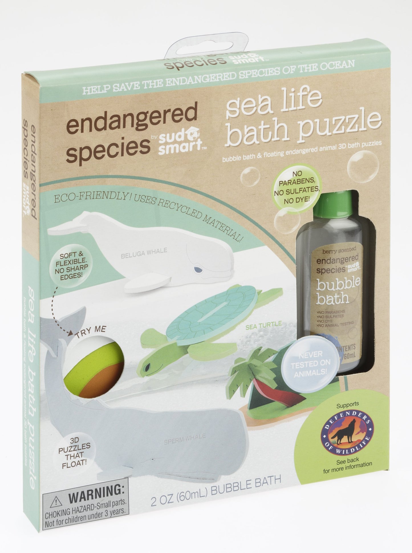 Endangered Species by Sud Smart Sea Life Bath Puzzle