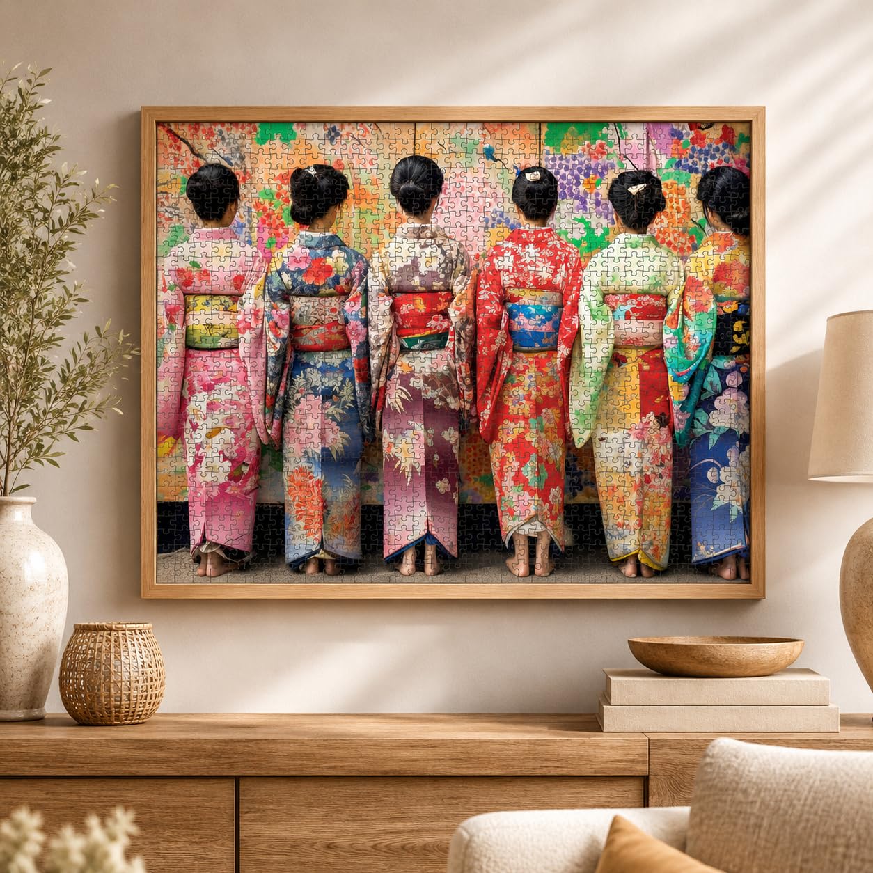 Cross & Glory | Jigsaw Puzzles for Adults | Elegant Kimono Beauties