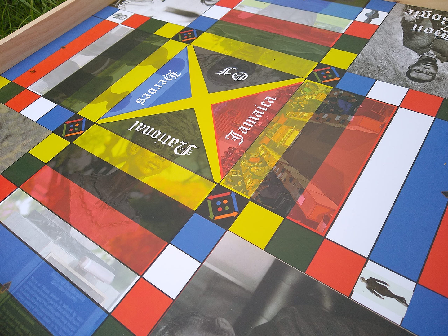 Jamaican Ludo National Heroes Edition v2 - 24x24 Oversized Board Game | Family Game Night Fun | Easy Multi-Player Entertainment | Ludi, Ludy, Loodi