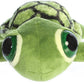 Aurora® Enchanting Dreamy Eyes™ Slide Sea Turtle Stuffed Animal - Captivating Gaze - Aesthetic Appeal - Green 11 Inches