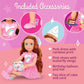 Glitter Girls - 14-Inch Birthday Doll - Red Hair & Green Eyes - Rainbow Heart Dress, Birthday Hat, Cake, Balloon, Gift - Toys, Clothes, and