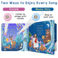 LEARNING BUGS Christian Bible Songs - 13 Songs of Praise for Little Ones, Musical Books for Toddlers, 28-Button Music Book, Musical Toys for Toddlers