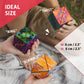 CUBENDI Geometric Origami Puzzle - Infinity Fidget Cube for Adults, Kids & Teens - Mesmerizing & Magnetic Shape Shifting Box w/48 Rare Earth Magnets