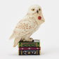 Enesco Harry Potter by Jim Shore Hedwig the Owl Holding a Letter Miniature Figurine, 3.54 Inch, Multicolor
