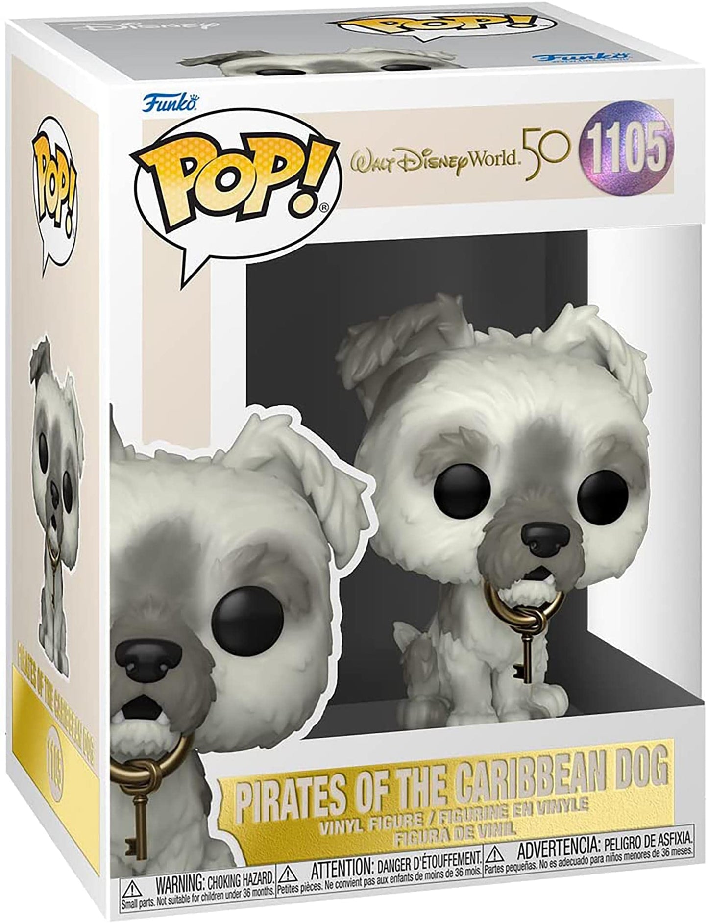 POP Disney: Walt Disney World 50th - Pirates of The Caribbean Dog with Keys, Multicolor, One Size, (58964)