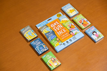 Hoyle 6-in-1 Kids Card Game Pack, 6 Fun Preschool Games in 1: Matching, Memory, Go Fish, Crazy Eights, Old Maid, Slap Jack, Ages 3+