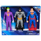 DC Comics Superhero Action Figure Toy: Batman, Superman, and The Joker Gift Set (9.5 Inch, 3 Point Articulation) - Justice League Action Figure Gifts