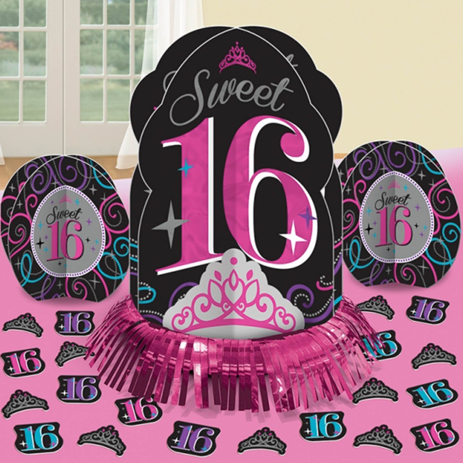 Table Decorating Kit | Sweet Sixteen Collection | Birthday