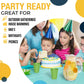 Exquisite Party Solids 12 Oz Lime Green Plastic Cups For Party Supplies 50 Pack | Lime Green Disposable Cups Plastic | Disposable Drinkware