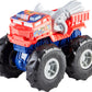 Hot Wheels Monster Trucks Twisted Tredz Vehicles, Creature-Themed 1:43 Scale Toy Truck with Pull-Back Motor & Giant Wheels, Gift for Kids Ages 3 Years