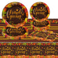 Friendsgiving Plates and Napkins Party Supplies, Friendsgiving Decorations Tableware Include Friendsgiving Tablecloth, Friendsgiving Plates