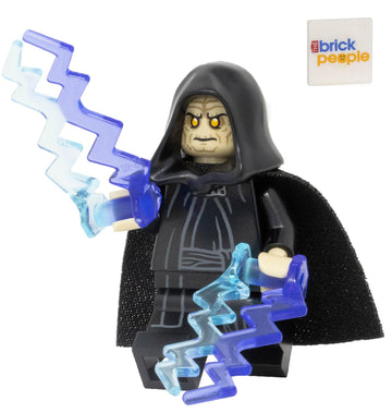 LEGO Star Wars: Emperor Palpatine Minifigure with Force Bolts and Bonus Tile (Figure 1.7 inches Tall)