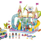 LEGO Friends Summer Fun Water Park 41430 Set Featuring Friends Stephanie, Emma, Olivia and Mason Buildable Mini-Doll Figures, Perfect Set for Creative