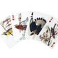 Kikkerland 3D Lenticular Bird Pokersize Deck 54pc Standard Index Waterproof Novelty Playing Cards