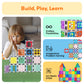 PicassoTiles 40pcs Magnetic Tiles Clip-in Window and Door Expansion Set, Magnetic Block Add-ons, Magnet Building Construction Toys, STEM Education