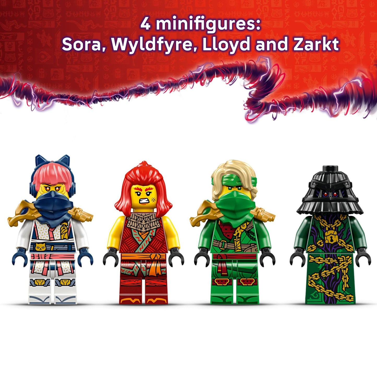 LEGO NINJAGO Rontu the Master Dragon Building Toy - Dragons Rising Model Building Kit for Boys & Girls, Ages 7+ - Kids Toy W/ 4 Ninja Minifigures