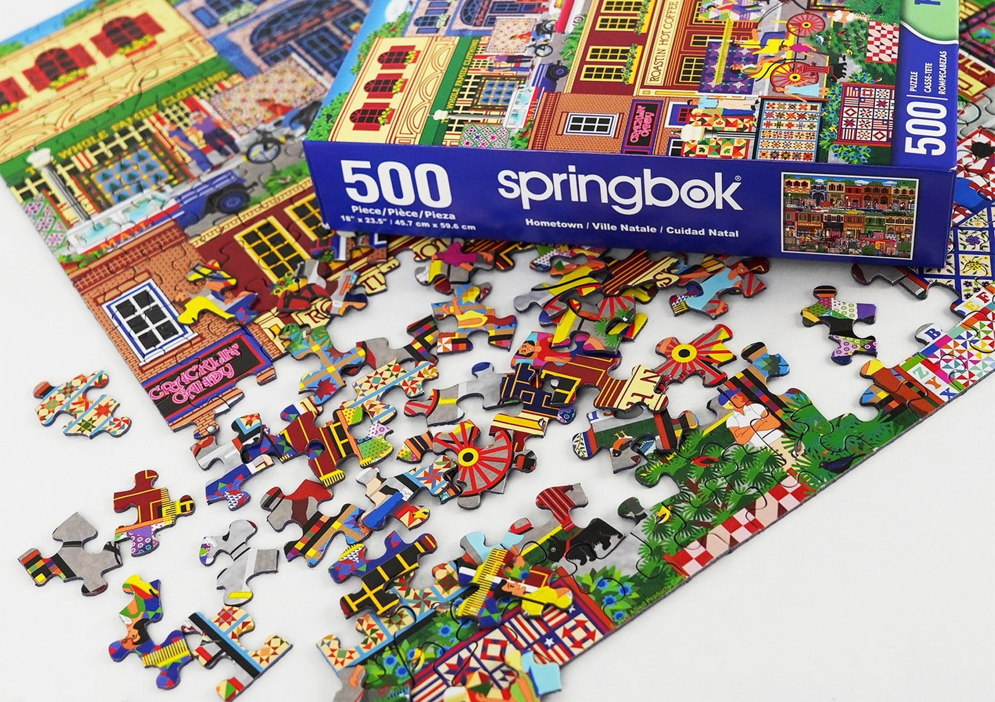 Springbok Hometown 500 Piece Jigsaw Puzzle for Adults