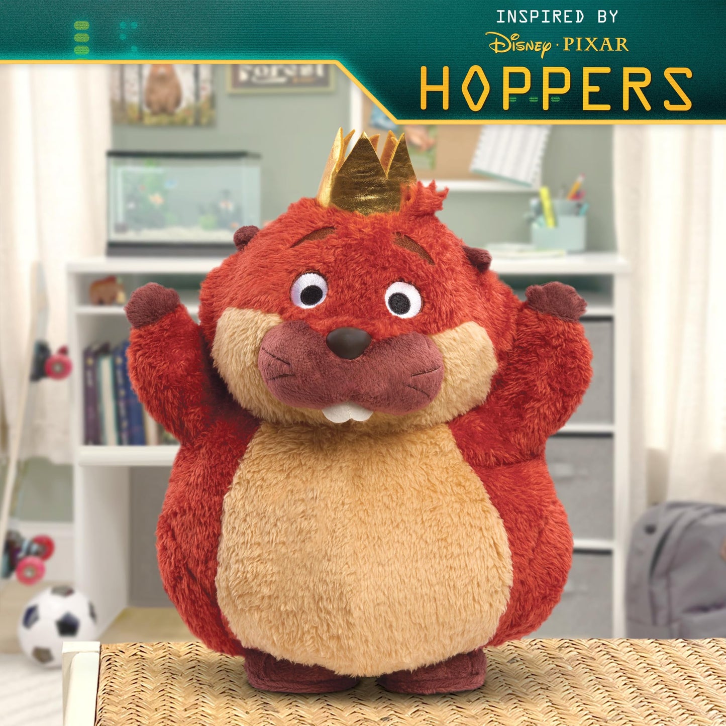 Disney and Pixar's Hoppers Workin' Out King George Feature Plush