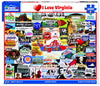 White Mountain 1000 Piece Jigsaw Puzzle Mother of States, I Love Virginia