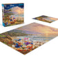 1000PC Thomas Kinkade Disney Dreams: A Ducky Day, Donald and Daisy