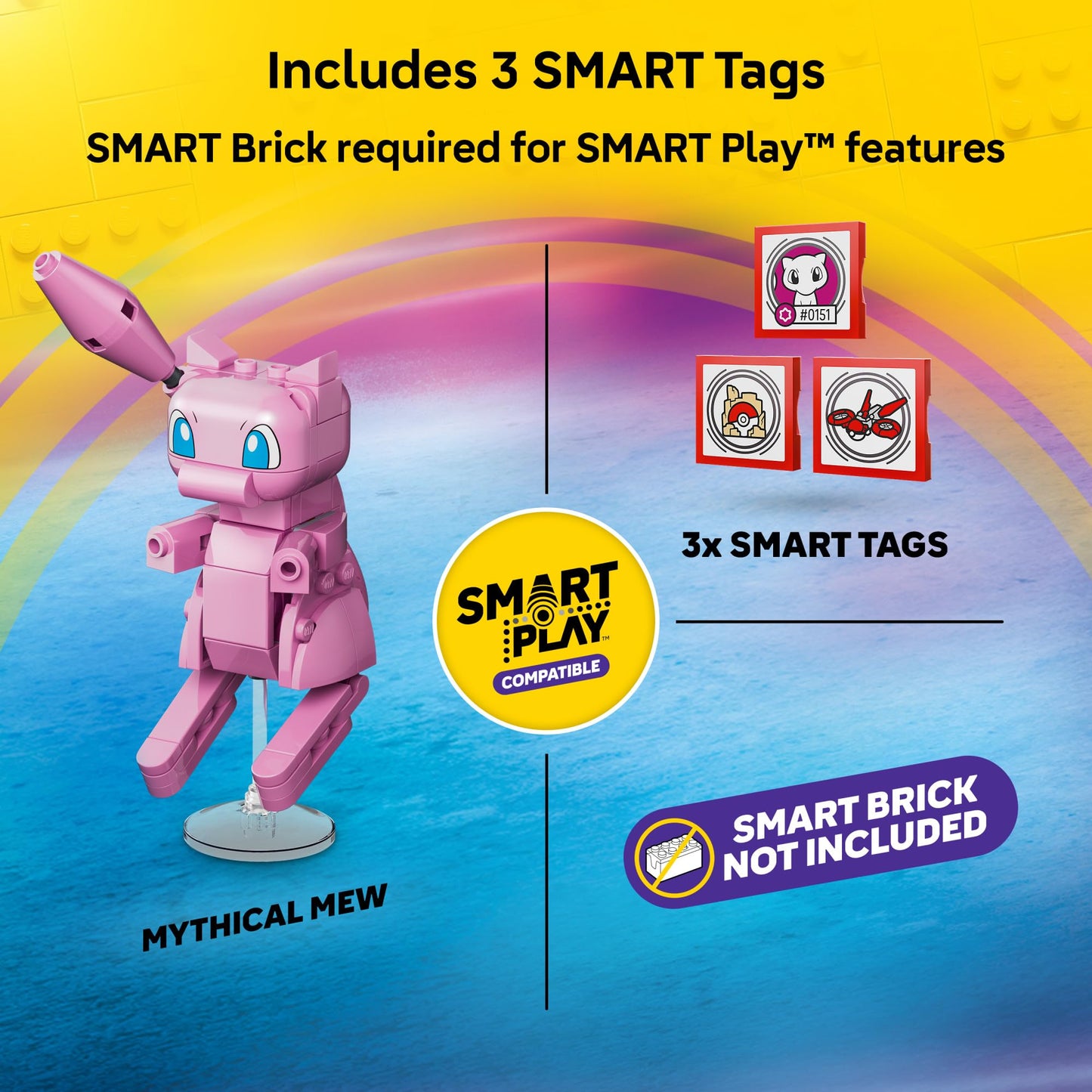 LEGO Pokémon SMART Play: Drone Search for Mythical Mew 72161