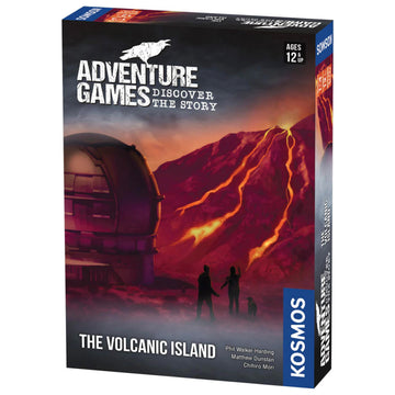 Adventure Games: The Volcanic Island | A Kosmos Game from Thames & Kosmos | Collaborative, Replayable Storytelling Game Experience for 1 to 4 Players
