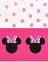 Minnie Mouse Stripes & Polka Dots Waterproof Tablecover Party Decoration (54" x 84")