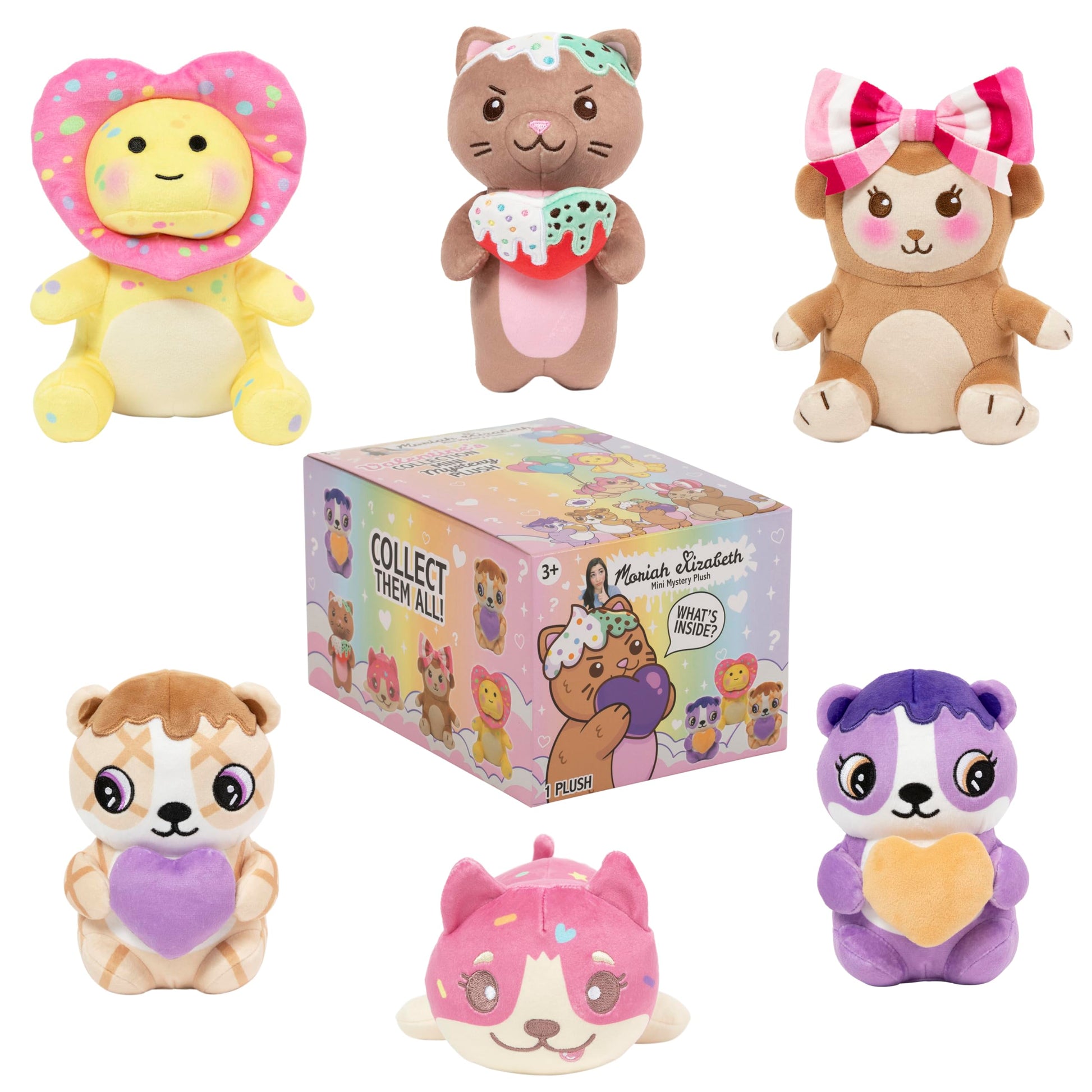 Moriah Elizabeth 6" Mini Mystery Plush - Valentine's Mystery Plush, Valentine's Collection, Gifting, YouTube Craft Channel, Blind Box, 1 of 6