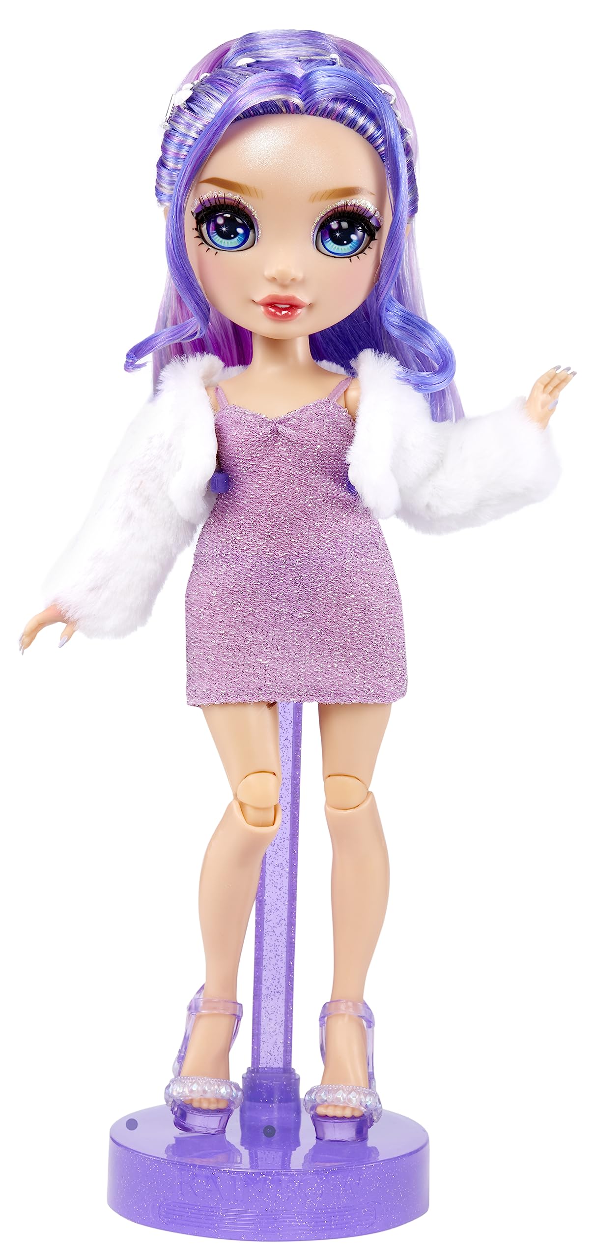 Rainbow High Fantastic Fashion Violet Willow - Purple 11” Fashion Doll and Playset with 2 Complete Doll Outfits, and Fashion Play Accessories, for