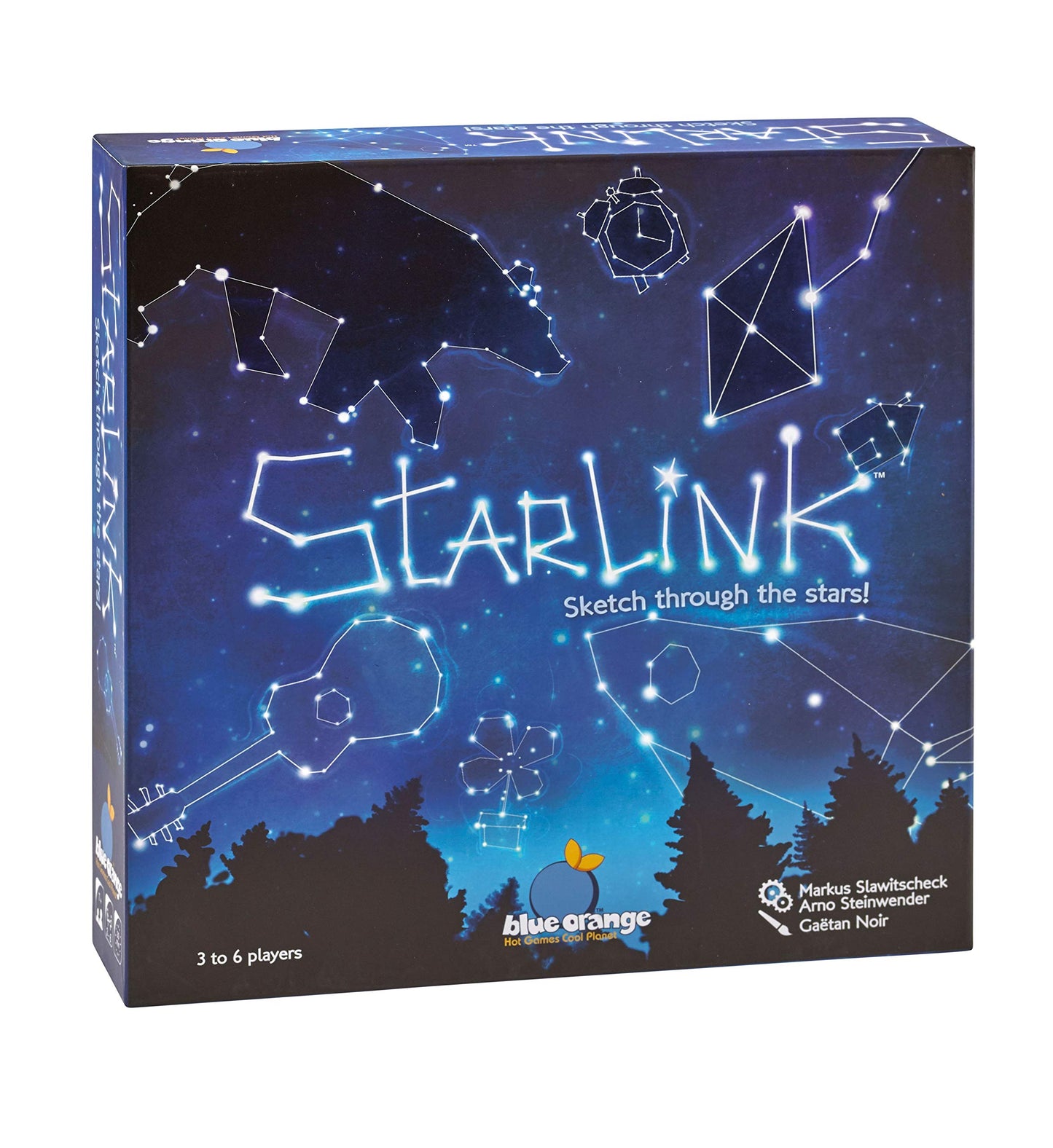 Blue Orange Games Starlink Party Game- New Party Drawing Game for 3 to 6 Players. Recommended for Ages 8 & up