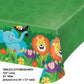 Creative Converting Jungle Safari Plastic Tablecloths, 3 ct