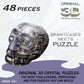 BePuzzled | Skull Original 3D Crystal Puzzle, Ages 12 and Up